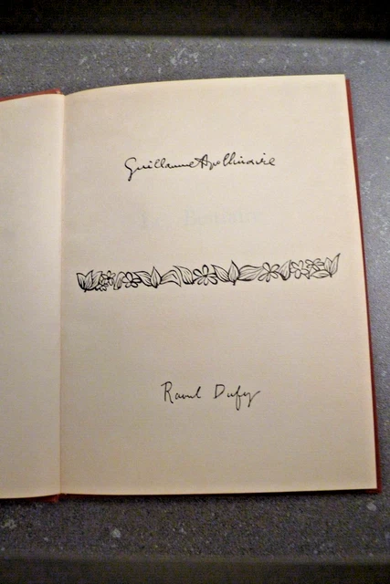 R. Dufy / G. Apollinaire / Le Bestiare / Gravures Sur Bois / Livre Ancien