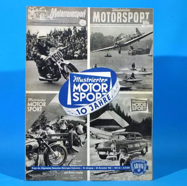 DDR Illustrierter Motorsport IMS 24/1960 Deutsche Meister Tabellen Kraftstoff