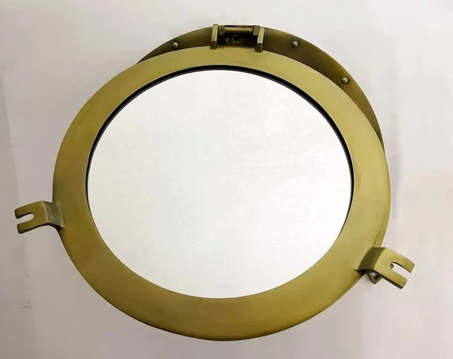 Hublot Nautique Décoratif En Laiton – 12 Pouces – Style Marine Vintage