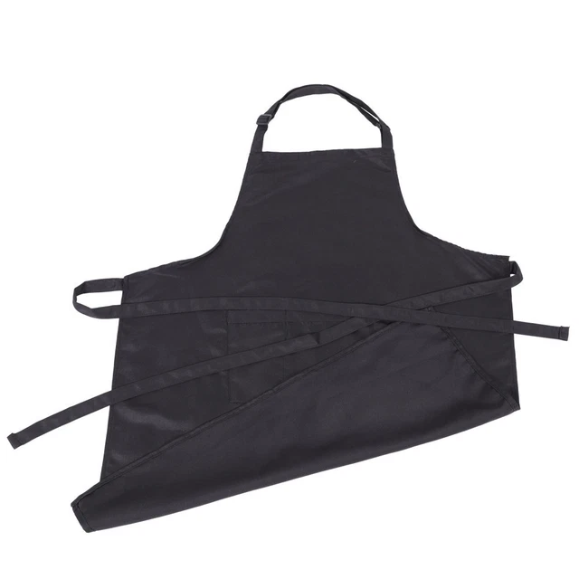 1 pz grembiule impermeabile grembiule impermeabile per ristorante cucina (nero)