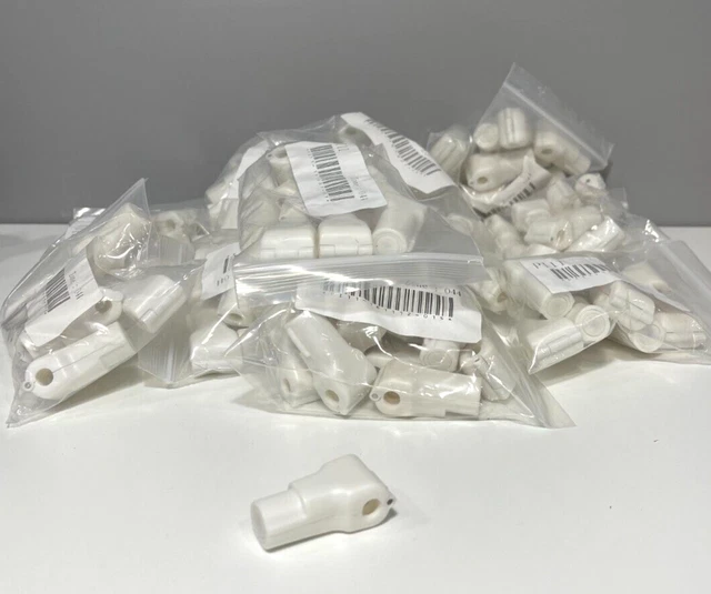 NEW 120 pcs Anti-Theft Retail Store Security Stop Hook Lock 6mm - White & Ivory