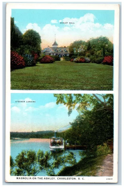 Charleston South Carolina SC Postcard Magnolia On The Ashley Steamer Land c1920s