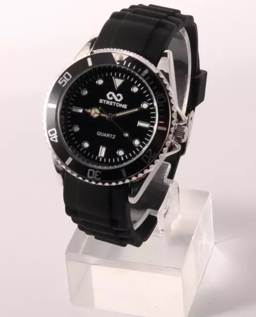 Men’s Watch Diver Wrist Watches Swiss Style Sports Waterproof Stainless Steel UK