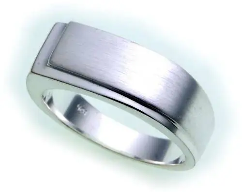 Damen Ring echt Silber 925 teilmattiert massiv Sterlingsilber Qualität