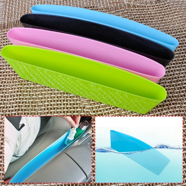 Car Seat Seam Catcher Organizer Storage Box Caddy Slit Pocket Phone Holder