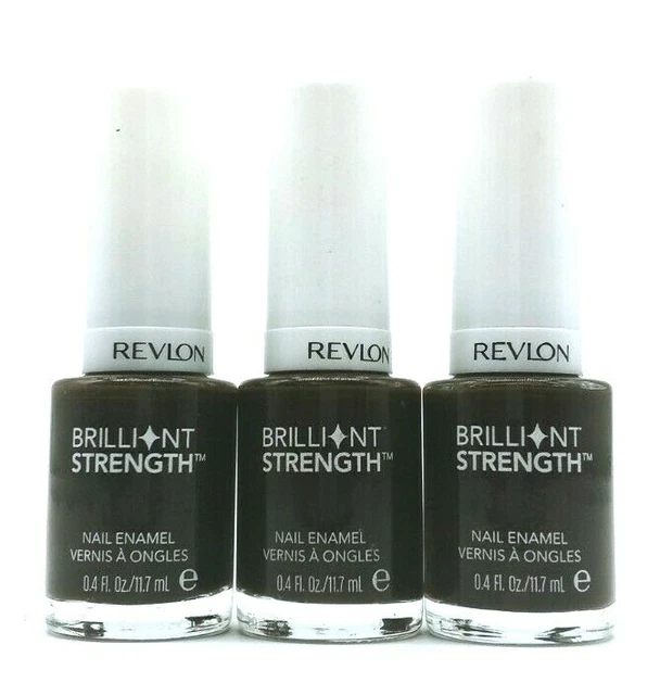 Revlon Brilliant Strength Nail Enamel Dominate -160 Lot of 3  New