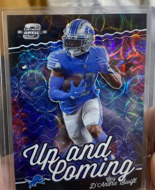 2021 optic contenders football dandre swift /25 Up And Coming
