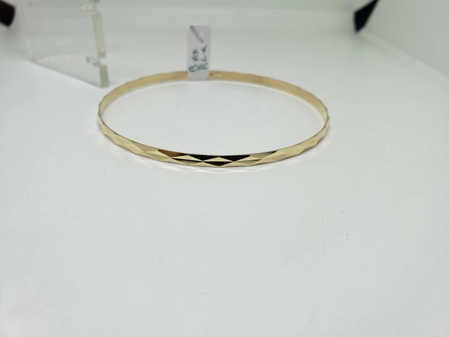 1,9mm Id-Bracciale Catena Figaro Diamantato Braccialetti Di 333 Oro - Foto 5