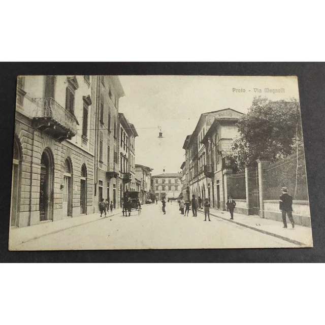 Cartolina Prato - Via Magnolfi