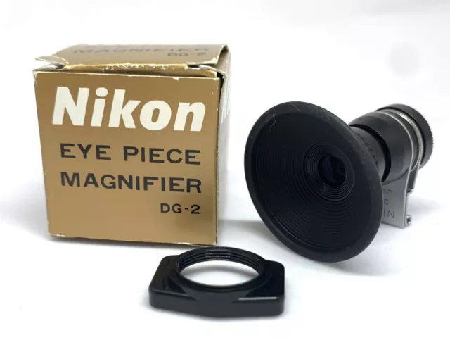 [ MINT in BOX ] Nikon Eye Piece Magnifier DG-2 for Nikon FA FE From JAPAN