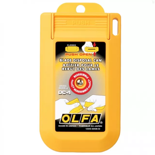 OLFA DC-4 Blade Disposal Case with Mounting Hole