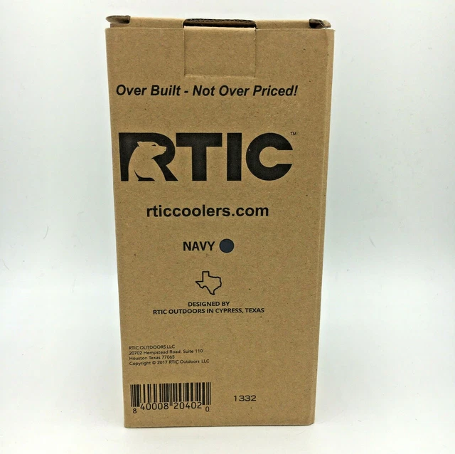RTIC 20 oz Tumbler Hot Cold Double Wall Vacuum Insulated 20oz Navy 3