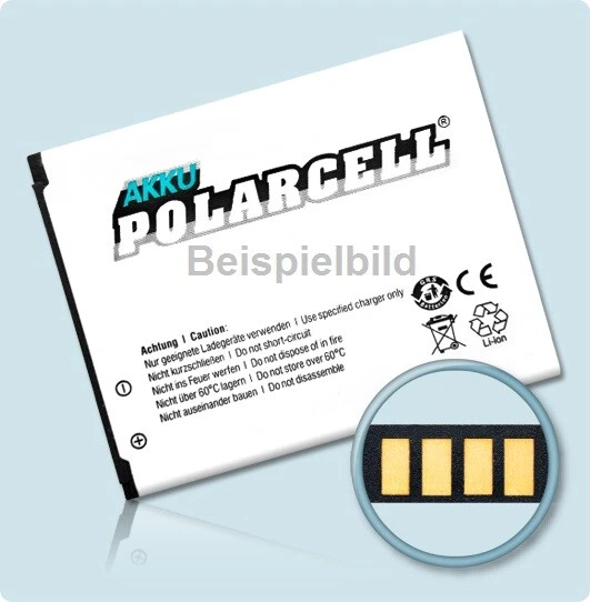 polarcell Batteria per Sagem MYC-3 Myc-3B ARGENTO 900mAh LI-POLY
