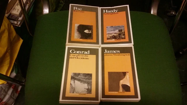 4 CLASSICI NARRATIVA STRANIERA, JAMES, HARDY, CONRAD., POE, 23d21 4 CLASSICI NARRATIVA STRANIERA, JAMES, HARDY, CONRAD., POE, 23d21