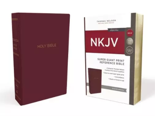 Thomas Nelson NKJV Holy Bible, Super Giant Print Reference Bible,  (Taschenbuch)