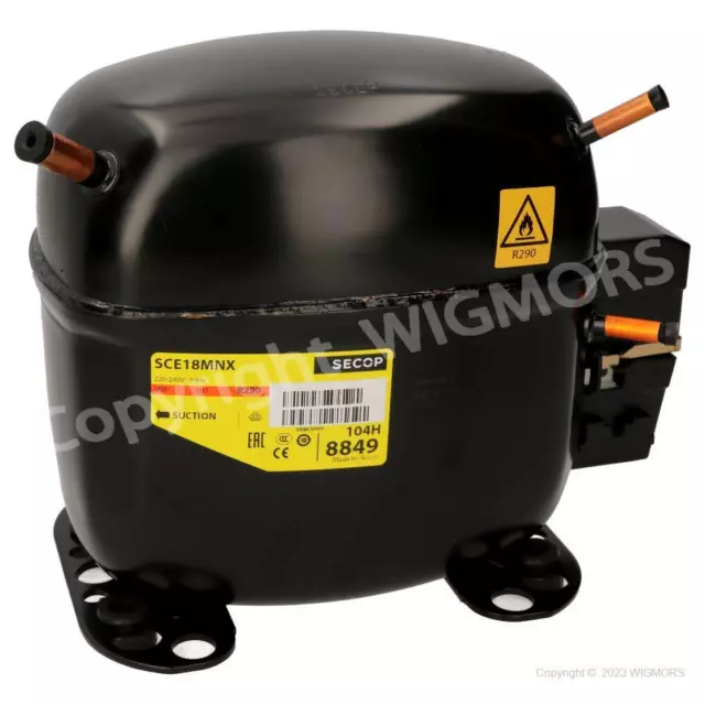 220-240 V Compressor Secop SCE18MNX HST 104H8849 R290 50 Hz