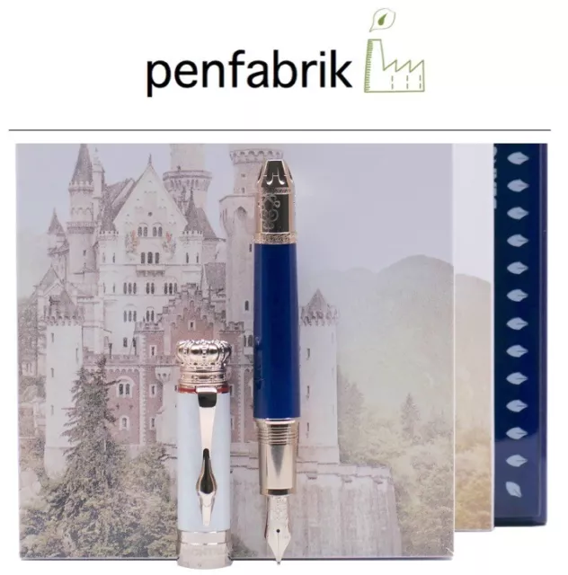 MONTBLANC Patron of Art 2018 Homage to Ludwig II 4810 FÜLLFEDERHALTER Pen 117843