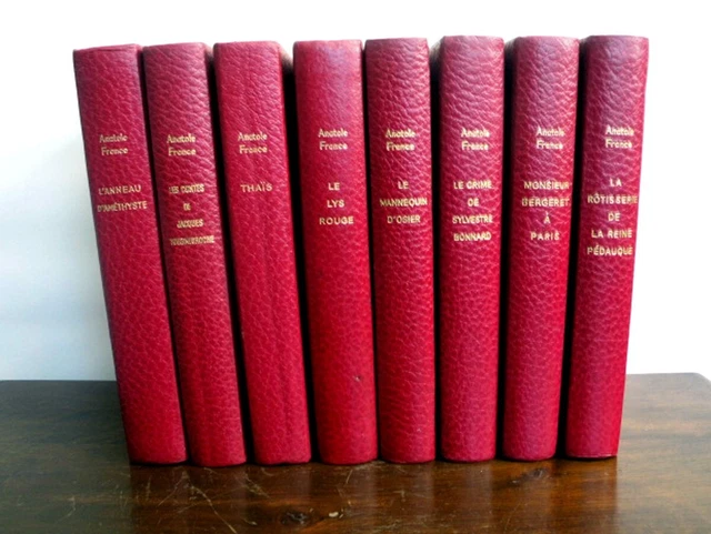 ANATOLE FRANCE * Oeuvres 10 volumes illustrés * La Belle Edition