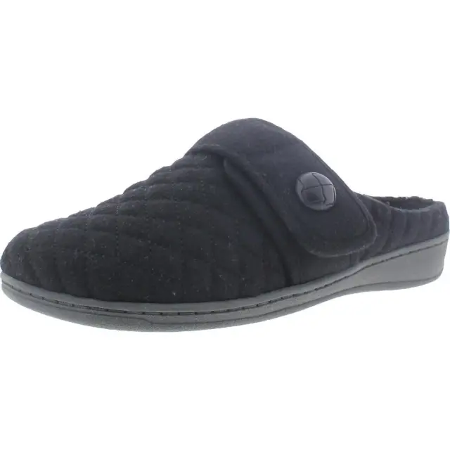 Vionic Womens Black Slip On Slip-On Slippers Shoes 9 Medium (B,M) BHFO 3930