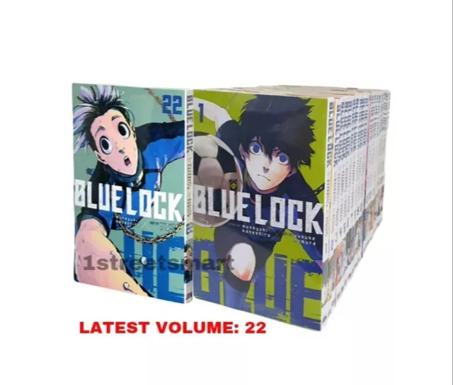 NEW Blue Lock Manga Comic Yusuke Nomura English Version Full Set Volume 1-14