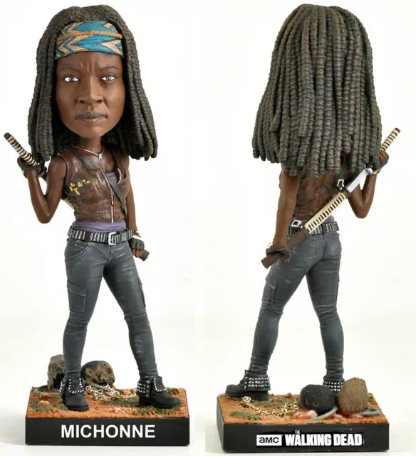 Royal Bobbles Walking Dead Michonne Bobblehead 11716