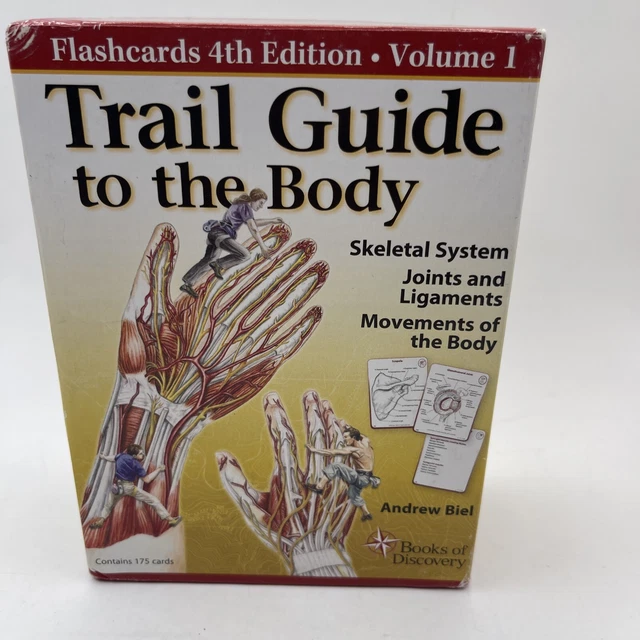TRAIL GUIDE TO the Body Flashcards Vol 1 Skeletal System, Joints, and