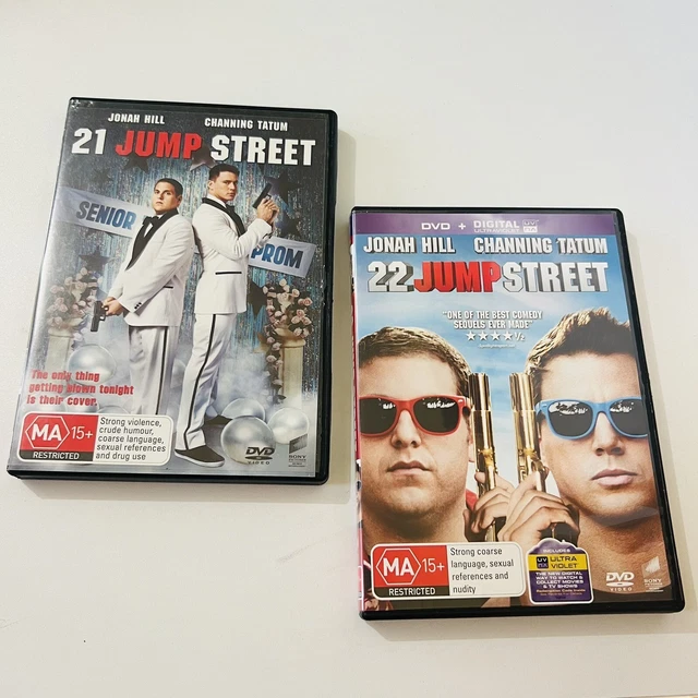 21 JUMP STREET And 22 Jump Street Movie Bundle Lot DVD Region