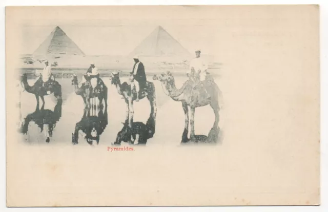 EGYPTE - Egypt - Old Postcard - les Pyramides de Gizeh