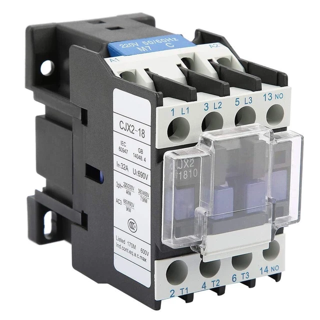 Contattore Industrial Strength AC 240V CJX2 1810 per Distribuzione Alimentazione