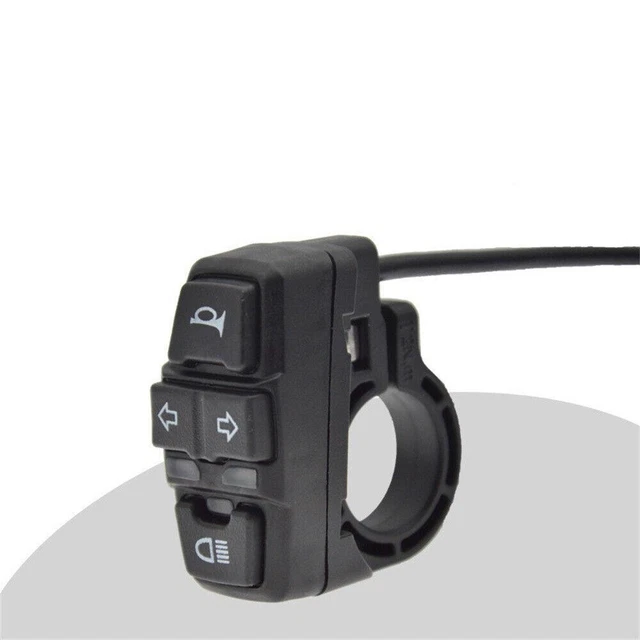 Motorcycle Dirt Bike Headlight Turn Light Switch For 22mm 7/8in Handlebar ON/OFF