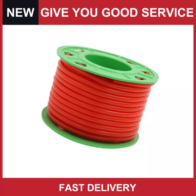 Universal Motorcycle 18M Silicone Fuel Petrol Oil Hose Line Red 5mm ID Pack of 1