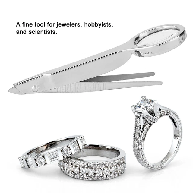 Tweezer Portatile Multifunzionale In Acciaio Inossidabile Con Ingranditore 1 DB3