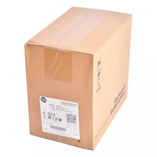 Allen Bradley PowerFlex 525 7.5kW 10Hp AC Drive 25B-D017N114 NEW