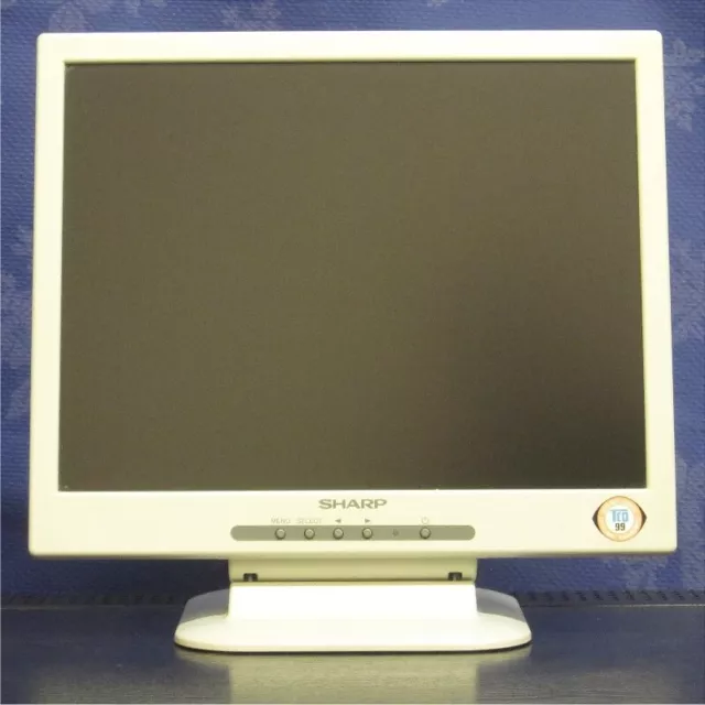 Sharp LL-T15V1 15” TFT LCD Flat Panel Monitor and Stand.