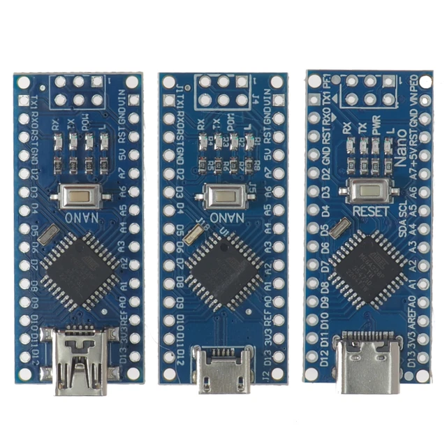 NANO V3.0 ATMEGA328P Board 16MHz CH340 USB Chip Entwicklungsboard ...