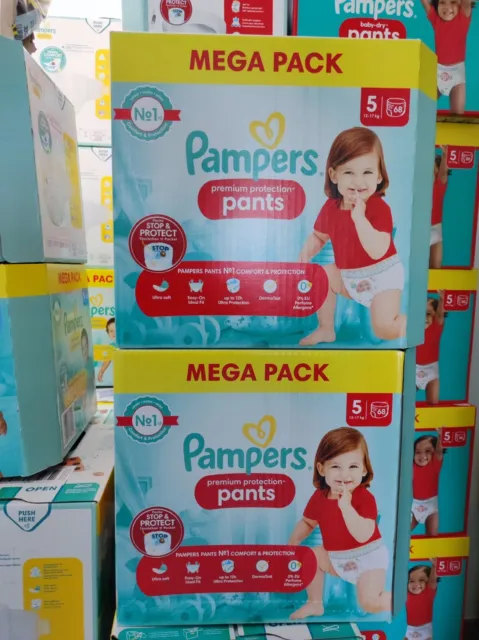 PAMPERS Premium Protection Pants Taille 5 - 136 Couches-culottes