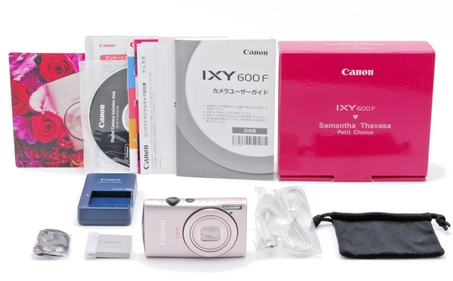 Canon IXY 600F ピンク サマンサタバサコラボ 中古】Canon キヤノン IXY 600F シャンパンピンク サマンサ