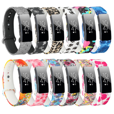 Fitbit Rechange Bande Motif Sangle Pour Fitbit Ionique Bracelet Métal Boucle Pisteur 