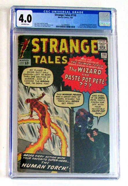 STRANGE TALES #110 CGC 4.0 1st app. Doctor Strange, Lee/Ditko Marvel Comics 1963