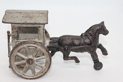 NICE VINTAGE 1910's or 1920's  HORSE DRIVEN U.S. MAIL WAGON