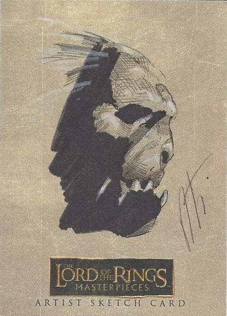 Lord of the Rings LOTR Masterpieces 1 - ROBERT TERANISHI SKETCH (A)