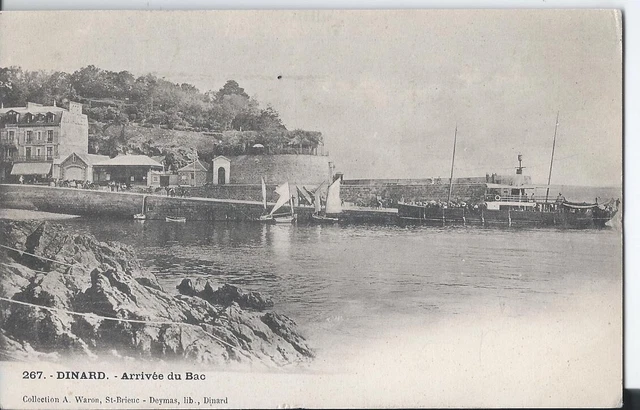 Carte Postale Ancienne Dinard - Hôtels Moderne Et Terminus Réunis, édition Clabeek - Années 1900