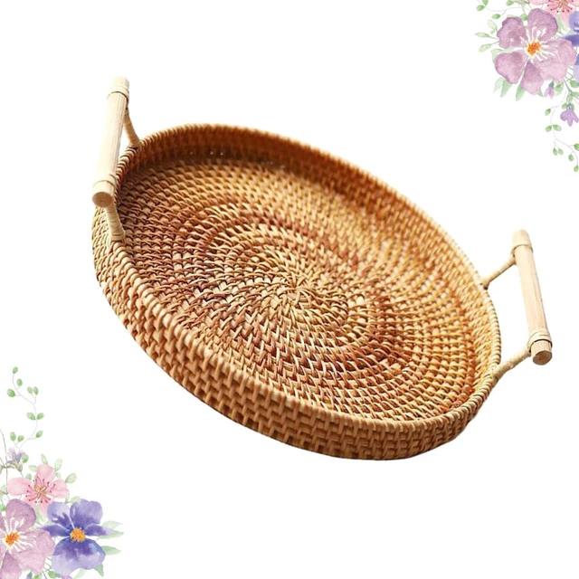 Panier De Rangement Imitation Rotin Pour Couverts – Organisateur De Cuisine élégant – Dimensions 26x14x5.5 Cm