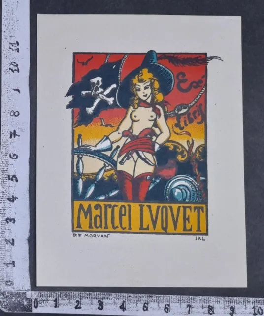 Wunderkammer B Exlibris 75 - " Erotic Piratessa " - * F Morvan * - P Color