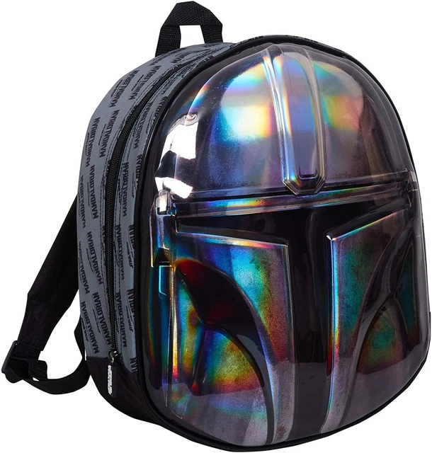 Zaino ufficiale The Mandalorian Helmet Star Wars bambini zaino borsa scuola