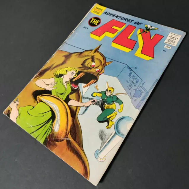 Adventures Of The Fly #13 1961 Archie Adventure Series Comics Joe Simon Cover