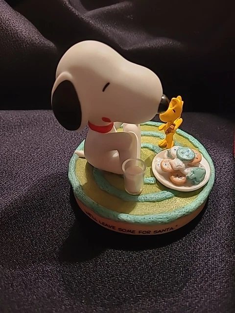 Figura Hallmark Peanuts Gallery GALLETAS PARA SANTA Edición limitada ¡Con caja!