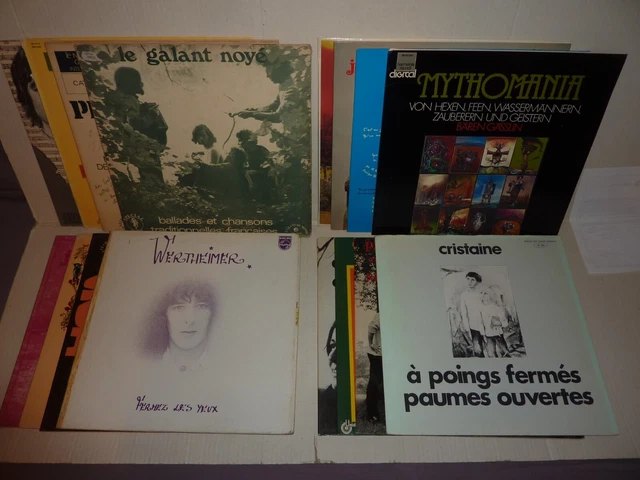Gros Lot 33 Tours Lp . Folk Rock Prog .. Folk Occitan Ventadorn Catalan ...