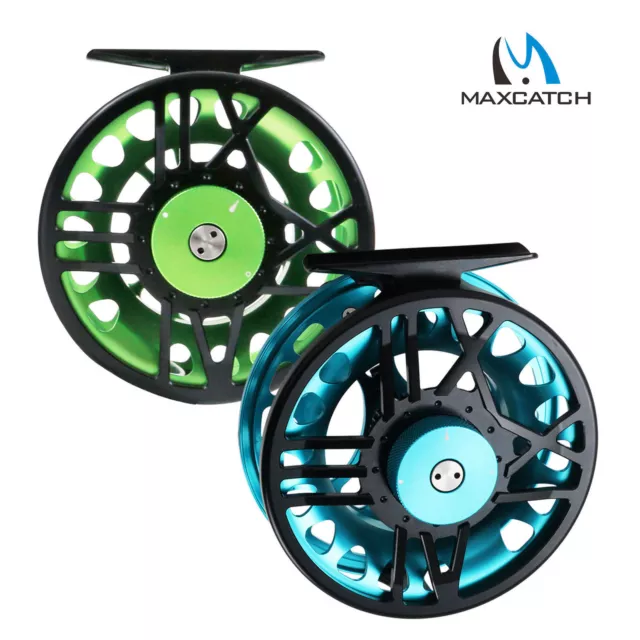 MAXCATCH AVID SERIES Best Value Fly Fishing Reel- 1/3, 3/4, 5/6,7/8, 9/10-5  £91.09 - PicClick UK