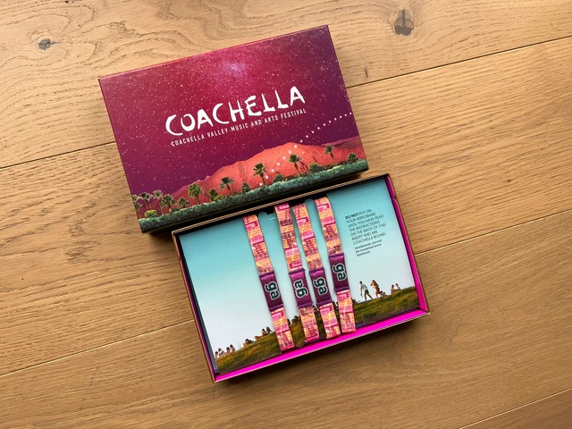 Coachella 2023 weekend 1 Ticket Armband Wristband festival